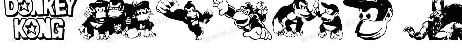 Donkey Kong World字体转换